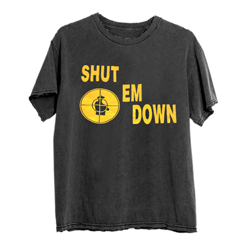 SHUT EM DOWN by Public Enemy - T-Shirt - shop now at uDiscover store