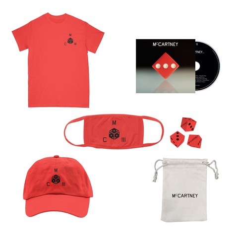 III (Deluxe Edition Red CD + Dice Set + Shirt + Hat + Mask) by Paul McCartney - CD-Bundle - shop now at uDiscover store