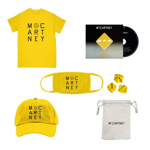 III (Deluxe Edition Yellow CD + Dice Set + Shirt + Hat + Mask) by Paul McCartney - CD-Bundle - shop now at uDiscover store