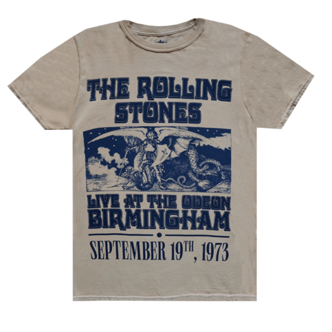 Vintage Birmingham '73 Tour von The Rolling Stones - T-Shirt jetzt im uDiscover Store