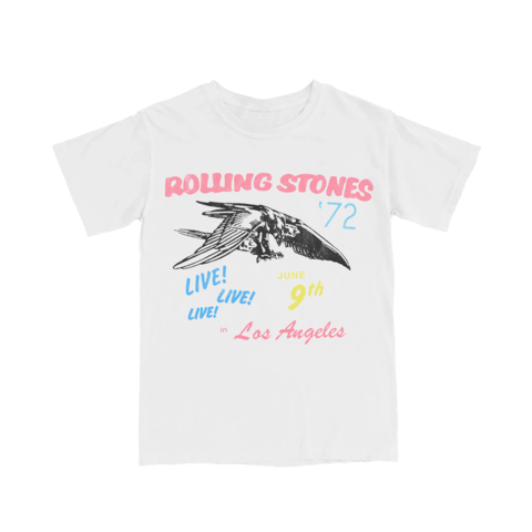 Los Angeles '72 Tour by The Rolling Stones - T-Shirt - shop now at uDiscover store