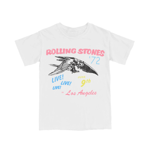 Los Angeles '72 Tour von The Rolling Stones - T-Shirt jetzt im uDiscover Store