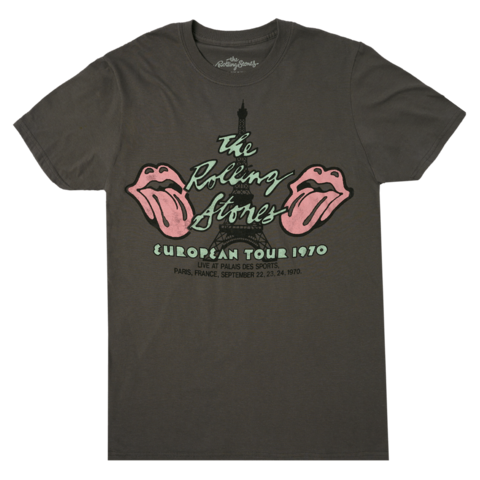 Paris '70 European Tour by The Rolling Stones - T-Shirt - shop now at uDiscover store