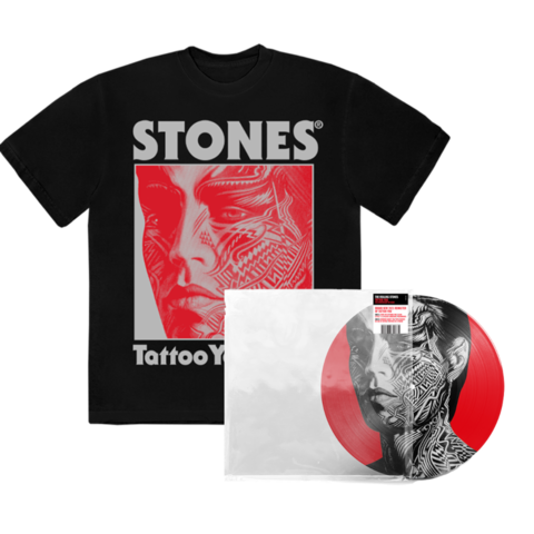 Tattoo You (40th Anniversary Remastered Picture Disc / D2C) + Black Shirt by The Rolling Stones - LP-Bundle - shop now at uDiscover store