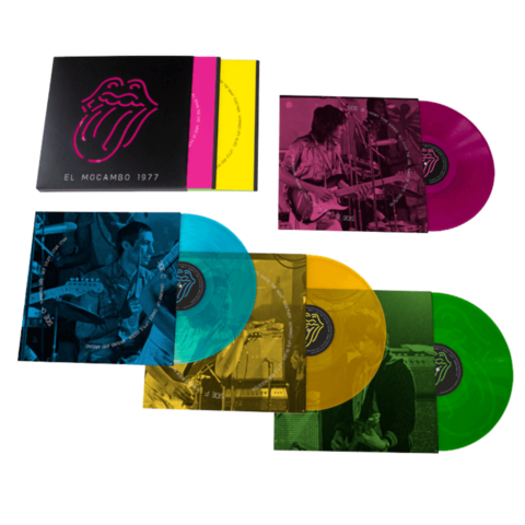 Live At The El Mocambo by The Rolling Stones - Exclusive 4LP Neon Vinyl - shop now at uDiscover store