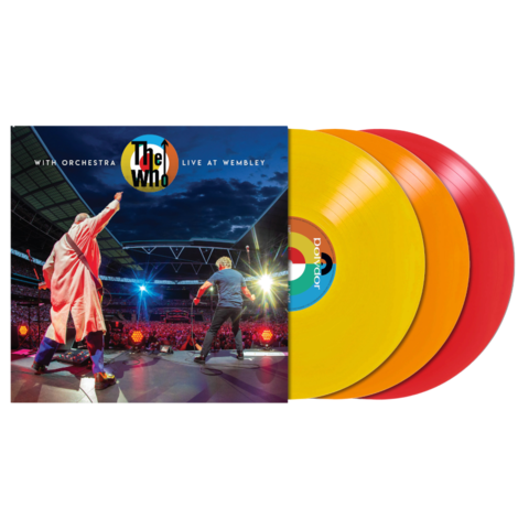The Who With Orchestra Live At Wembley by The Who - Exklusive Limited Yellow / Orange / Red 3LP - shop now at uDiscover store