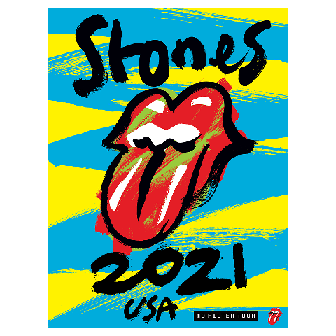 No Filter 2021 by The Rolling Stones - lithograph - shop now at uDiscover store