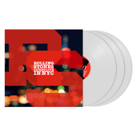 Licked Live In NYC von The Rolling Stones - Limited Opaque White 3LP jetzt im uDiscover Store