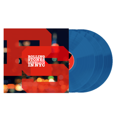 Licked Live In NYC by The Rolling Stones - Limited Blue Vinyl 3LP - shop now at uDiscover store