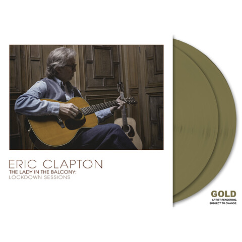 The Lady In The Balcony: Lockdown Sessions by Eric Clapton - Germany Exclusive Limited Gold 2LP - shop now at uDiscover store
