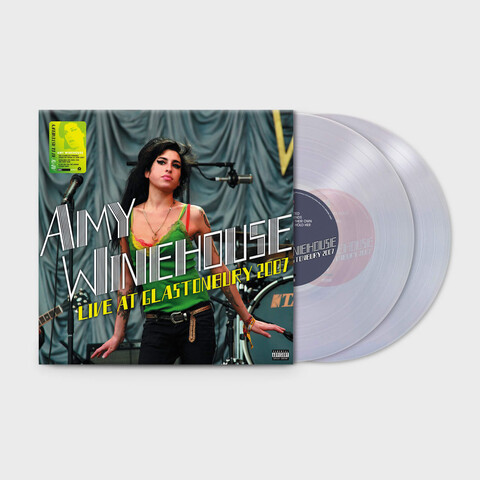 Live At Glastonbury 2007 by Amy Winehouse - Eyxclusive Limited Crstal Clear Vinyl 2LP - shop now at uDiscover store
