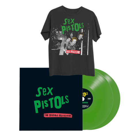 The Original Recordings von Sex Pistols - Exclusive Transparent Green Vinyl 2LP + T-Shirt jetzt im uDiscover Store