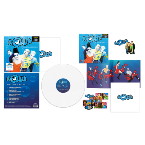 Aquarium (25th Anniversary) by Aqua - Exclusive Ltd. White Vinyl - shop now at uDiscover store