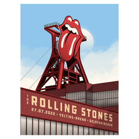 Gelsenkirchen SIXTY Tour 2022 von The Rolling Stones - Lithograph jetzt im uDiscover Store