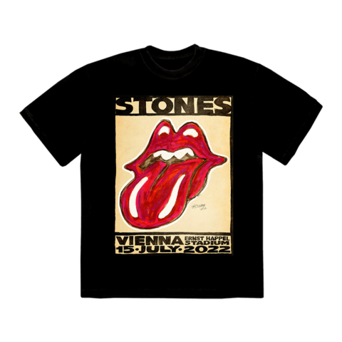 Vienna SIXTY 2022 Tour Exclusive by The Rolling Stones - T-Shirt - shop now at uDiscover store
