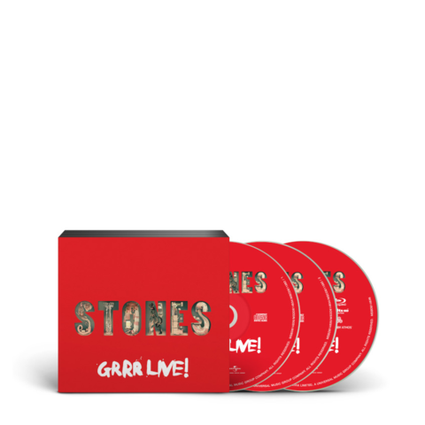 GRRR LIVE! von The Rolling Stones - Blu-Ray + 2CD jetzt im uDiscover Store