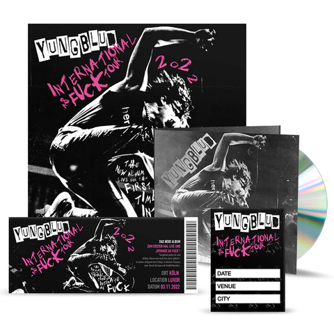 YUNGBLUD by Yungblud - I.A.F. TOUR EXCLUSIVE CD + TICKET COLOGNE - shop now at uDiscover store