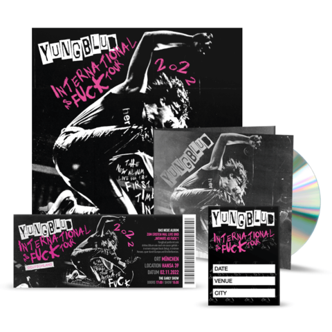 YUNGBLUD (München Ticketbundle) by Yungblud - I.A.F. TOUR EXCLUSIVE CD + EARLY EVENING TICKET MÜNCHEN - shop now at uDiscover store