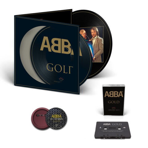 Gold (30th Anniversary) von ABBA - 2LP Picture Disc + Black Cassette + Pin jetzt im uDiscover Store