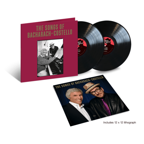 The Songs Of Bacharach & Costello by Elvis Costello & Burt Bacharach - 2LP + Exclusive Lithograph - shop now at uDiscover store