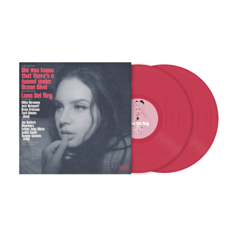 Did you know that there's a tunnel under Ocean Blvd by Lana Del Rey - 2LP Dark Pink - shop now at uDiscover store