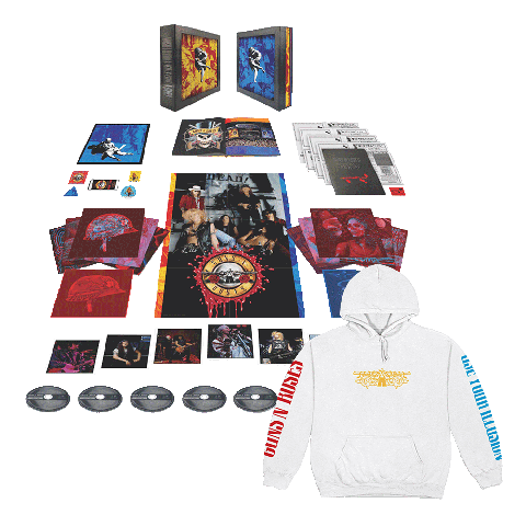 Use Your Illusion I & II by Guns N' Roses - Super Deluxe 7CD + Hoodie - shop now at uDiscover store