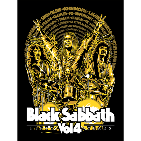 Vol. 4 by Black Sabbath - Lithograph - shop now at uDiscover store