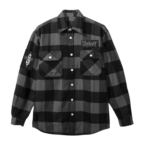 Gray Logo by Slipknot - Flannel - shop now at uDiscover store