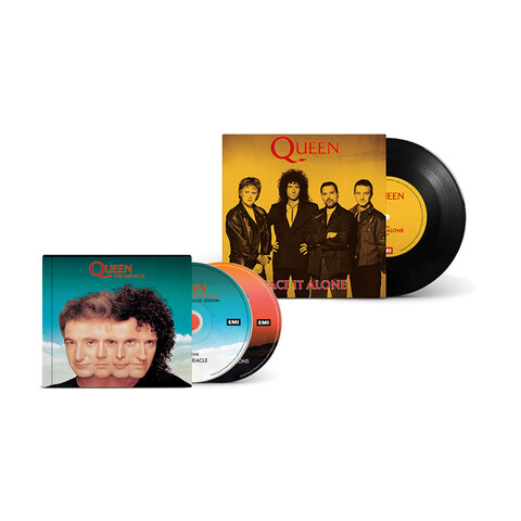 The Miracle + Face It Alone von Queen - Deluxe Edition 2CD + 7" Vinyl Single jetzt im uDiscover Store