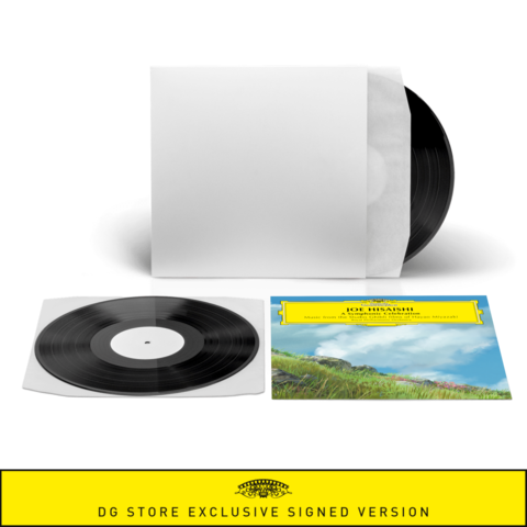 A Symphonic Celebration by Joe Hisaishi - Limited Signed Numbered 2 Vinyl White Label + Art Card - shop now at uDiscover store
