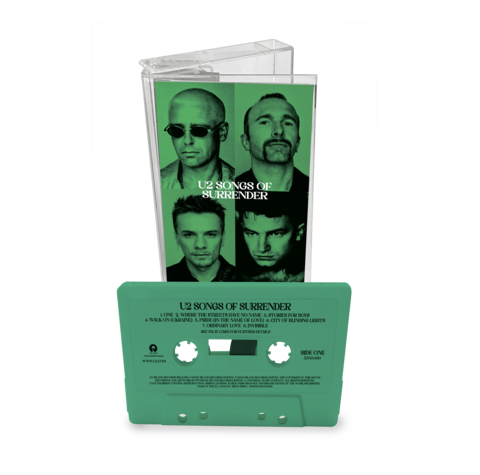 Songs Of Surrender by U2 - Mint Green Cassette (Limited Edition) - shop now at uDiscover store