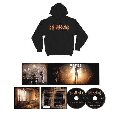Drastic Symphonies by Def Leppard with The Royal Philharmonic Orchestra - Hoodie + CD+Blu-Ray - shop now at uDiscover store