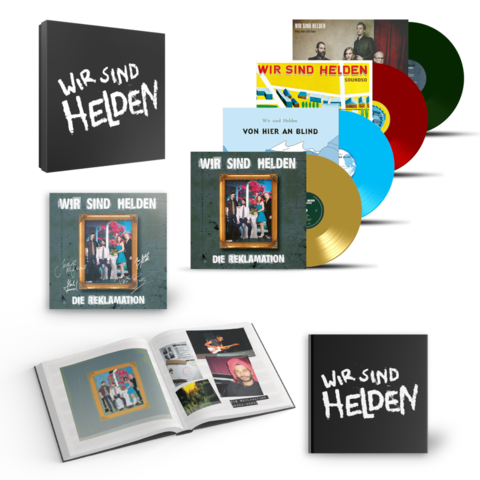 Die Reklamation - 20 Jahre Jubiläum by Wir Sind Helden - EXCLUSIVE LIMITED COLOURED 4LP BOX - shop now at uDiscover store