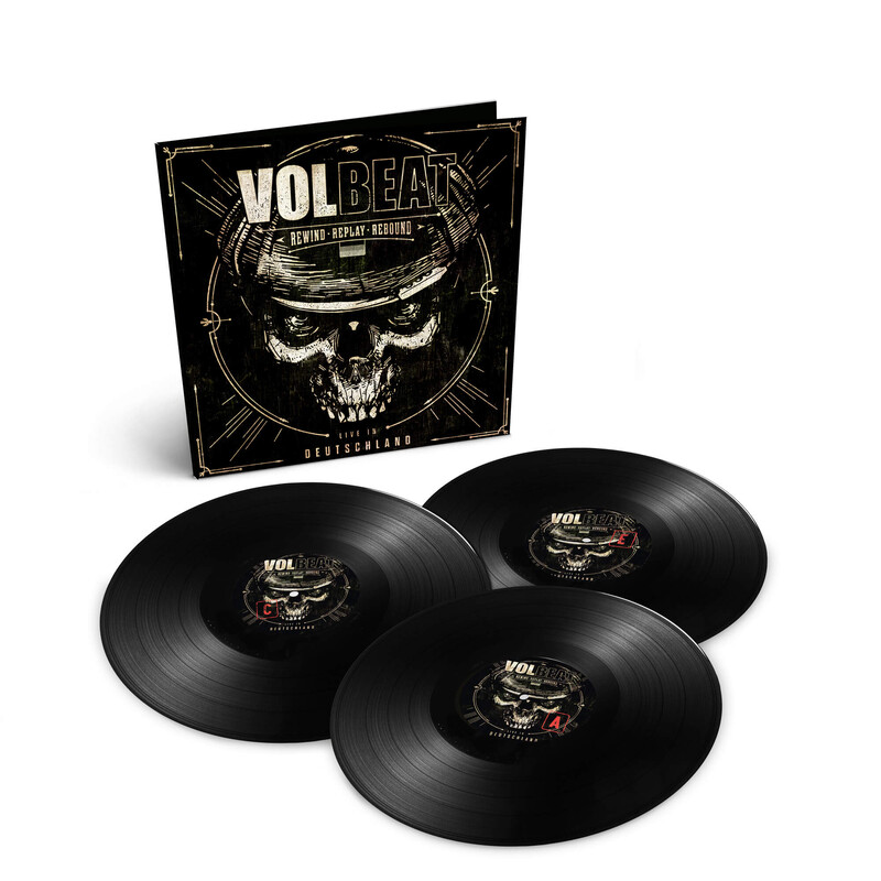 Rewind, Replay, Rebound: Live In Deutschland (3LP) von Volbeat - 3LP jetzt im uDiscover Store