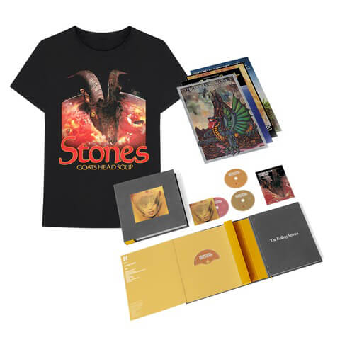 Goats Head Soup (2020 Super Deluxe Box Set + "Goat Head" Tee) by The Rolling Stones - CD Bundle - shop now at uDiscover store