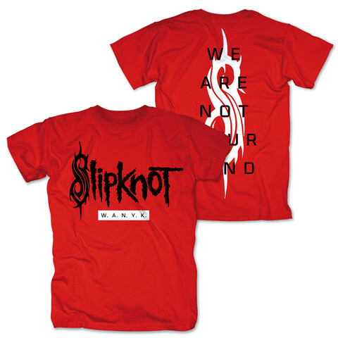 WANYK Red by Slipknot - T-Shirt - shop now at uDiscover store