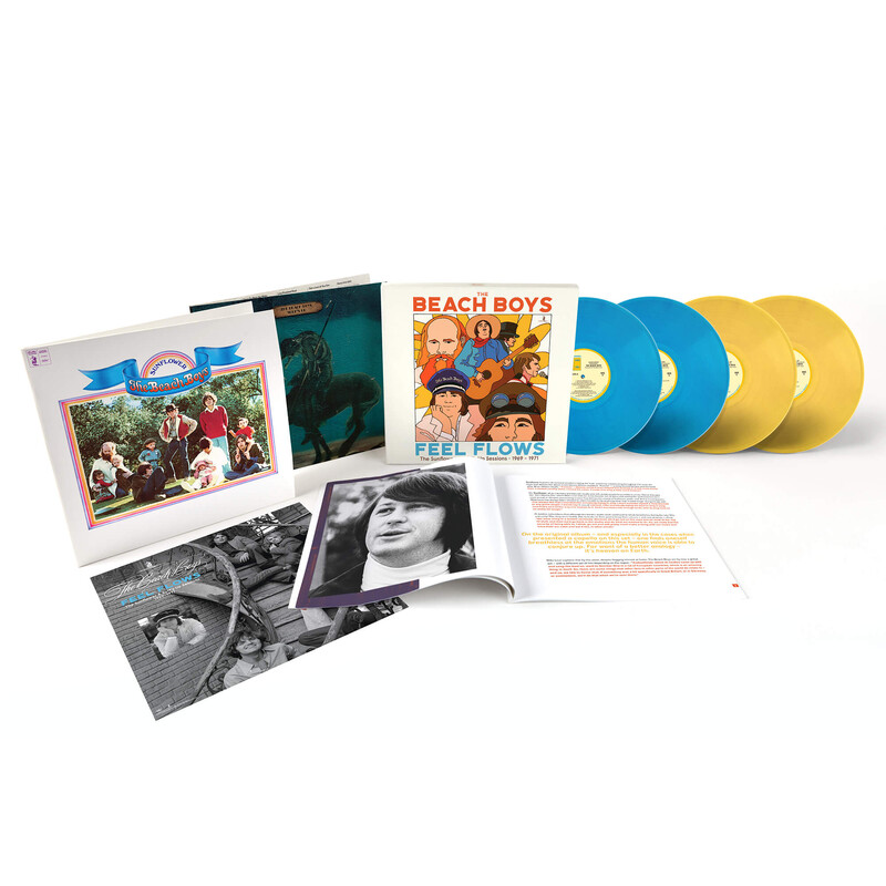 Feel Flows (4LP Exclusive Translucent Blue & Translucent Gold Vinyl) by Beach Boys - 4LP - shop now at uDiscover store