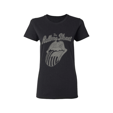 Black & White USA Script by The Rolling Stones - T-Shirt - shop now at uDiscover store