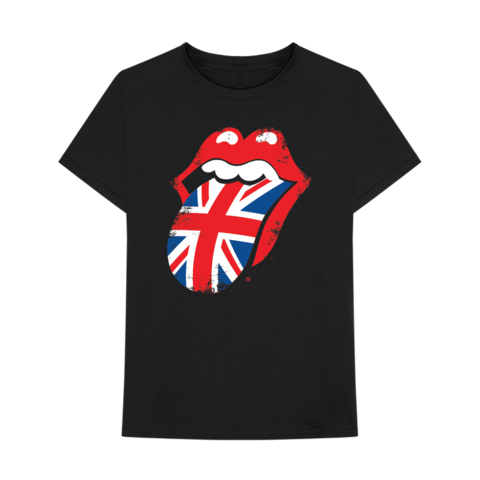 Union Jack Distressed Tongue by The Rolling Stones - T-Shirt - shop now at uDiscover store