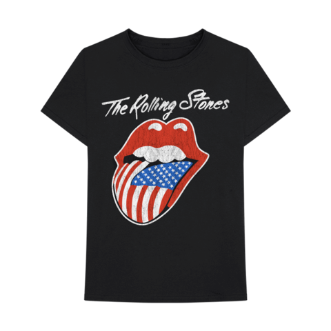 USA Script Tongue von The Rolling Stones - T-Shirt jetzt im uDiscover Store