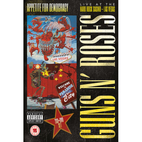 Appetite For Democracy: Live (DVD+2CD) by Guns N' Roses - 2CD + DVD - shop now at uDiscover store