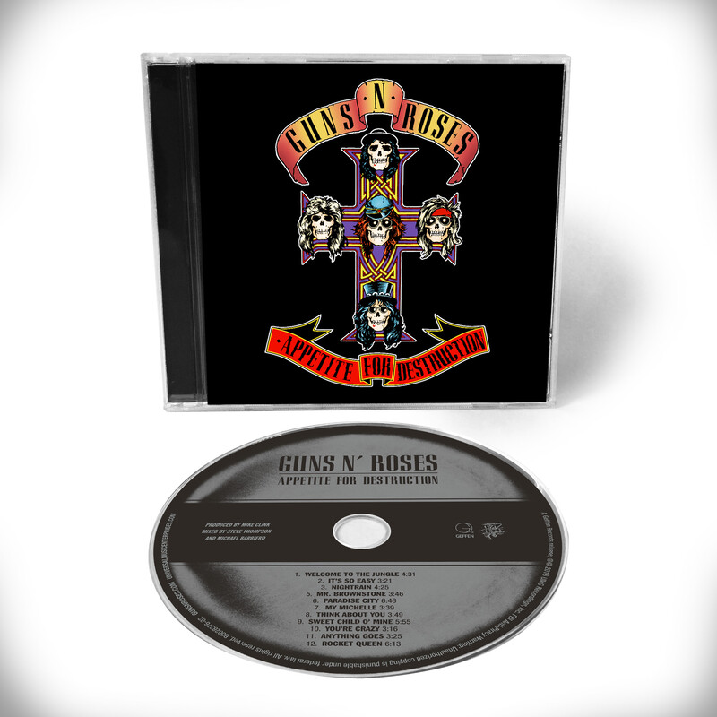 Appetite For Destruction - 1CD Remaster by Guns N' Roses - CD - shop now at uDiscover store