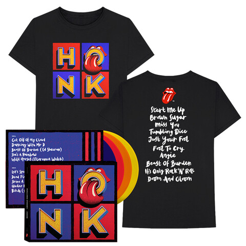 Honk 4LP, T-Shirt von The Rolling Stones - LP jetzt im uDiscover Store