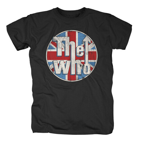 Distressed Union Jack von The Who - T-Shirt jetzt im uDiscover Store