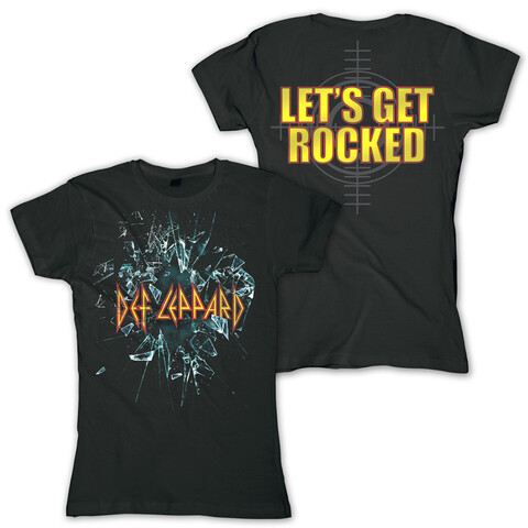 Let's Get Rocked by Def Leppard - Girlie Shirts - shop now at uDiscover store