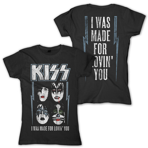 I Was Made For Lovin You by Kiss - Girlie Shirt - shop now at uDiscover store