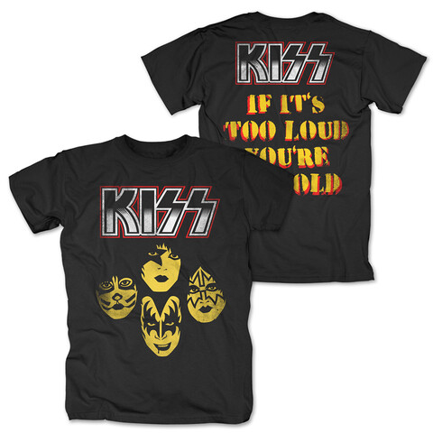 Too Loud Too Old von Kiss - T-Shirt jetzt im uDiscover Store