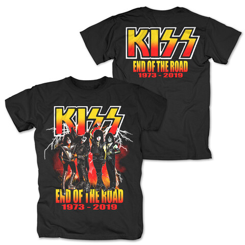 End of the Road Lightning by Kiss - T-Shirt - shop now at uDiscover store
