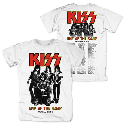 End of the Road Band by Kiss - T-Shirt - shop now at uDiscover store