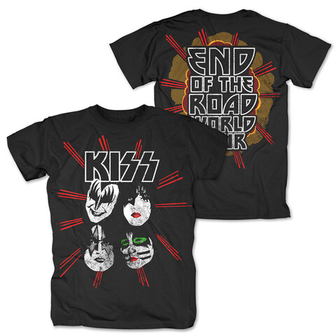 End of the Road Explosion by KISS - T-Shirt - shop now at uDiscover store